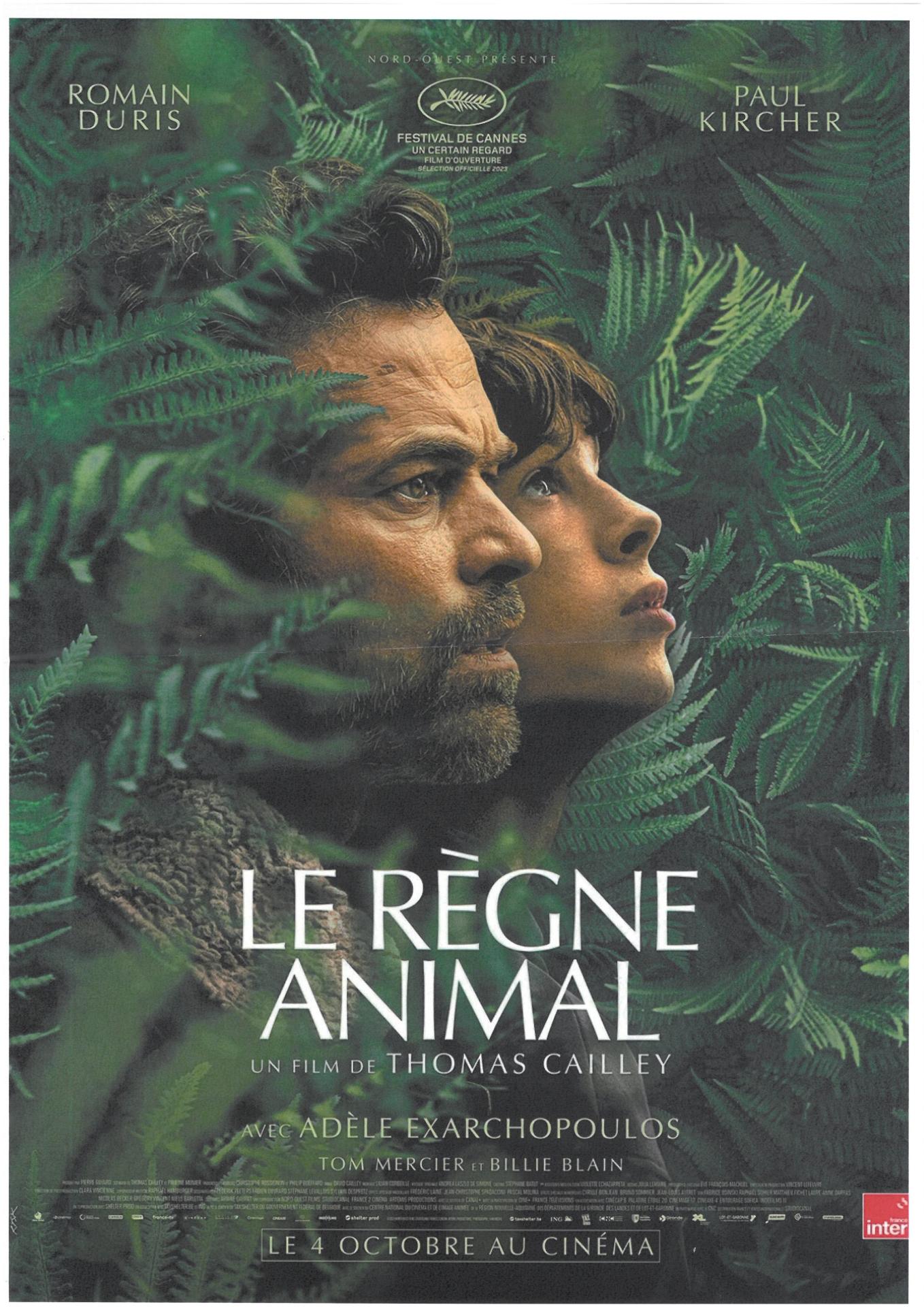 Affiche le règne animal